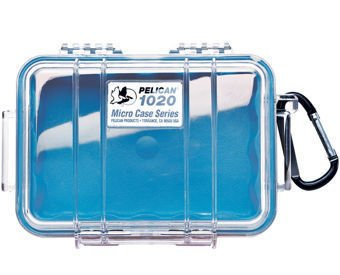 PELICAN 1020 mikro skrzynka, niebieska wkładka/przeźroczysta