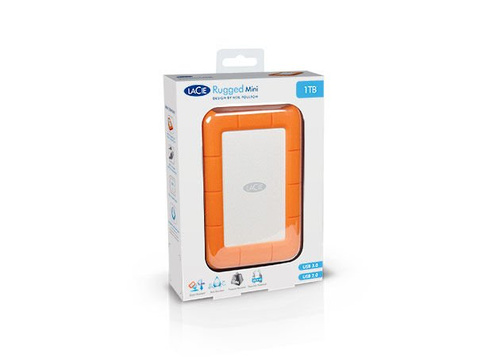 LaCie Mini, 500 GB, 2.5", USB 3.0, Wstrząsoodporny