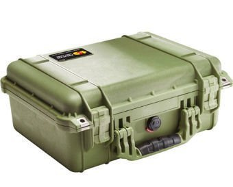 PELICAN 1200 skrzynia bez gąbki/zielona