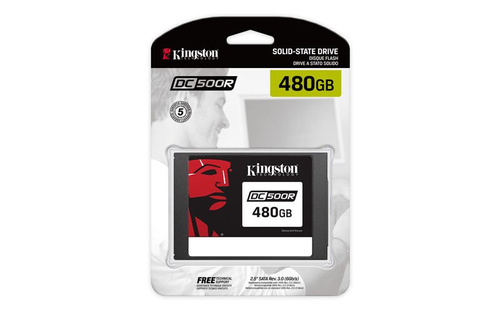 Kingston Technology DC500R Data Center SSD 480GB SATA 3.0 2.5" 555/500MB/s Read-Centric