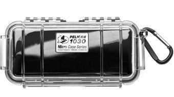 PELICAN 1030 mikro skrzynka, czarna wkładka/przeźroczysta