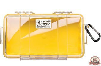PELICAN 1060 mikro skrzynka, żółta wkładka/przeźroczysta