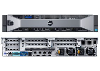 DELL PowerEdge R530 E5-2620v3 1x8GBrg 1x300GB SAS 2,5" w 3,5" H730p DVD-RW