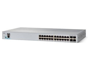 Cisco Catalyst 2960-L-24TS-LL 24 10/100/1000 + 4 SFP LAN Lite