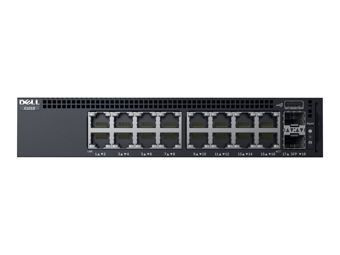 DELL Networking X1018, 16 portów 1GbE i 2 porty SFP 1GbE