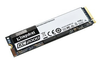 Kingston Technology SSD KC2000 500GB M.2 2280 NVMe, R/W 3000/2000 MB/s